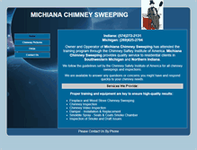 Tablet Screenshot of michianachimney.com